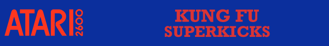 Kung-Fu Superkicks logo for Atari 2600